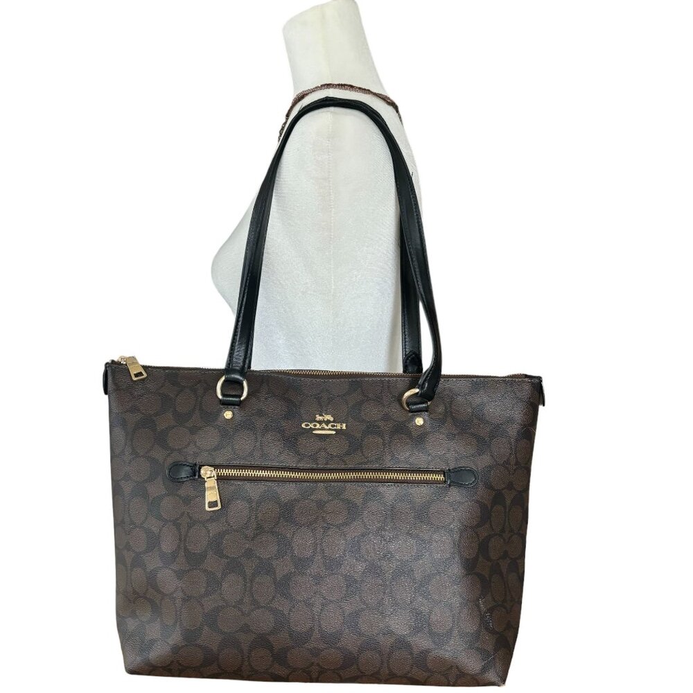 COACH Gallery Tote Bag, Signature Canvas